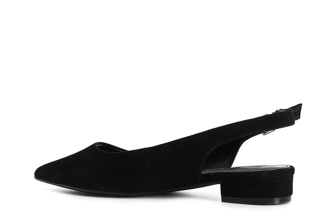 BALLERINA IN CAMOSCIO APERTA SUL DIETRO