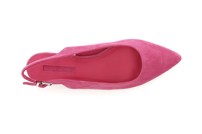 BALLERINA IN CAMOSCIO APERTA SUL DIETRO