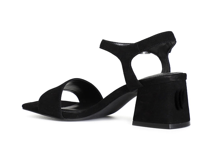 SANDALO GILDA IN PELLE SCAMOSCIATA