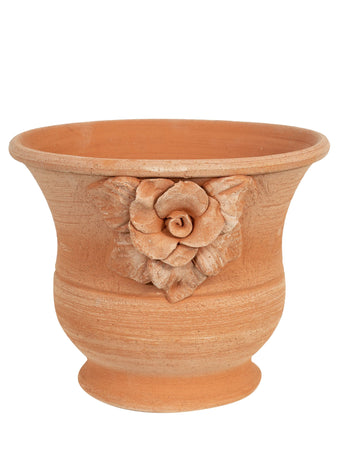 Biscottini Vaso caspò in Terracotta 100% Made in Italy interamente Lavorata a Mano
