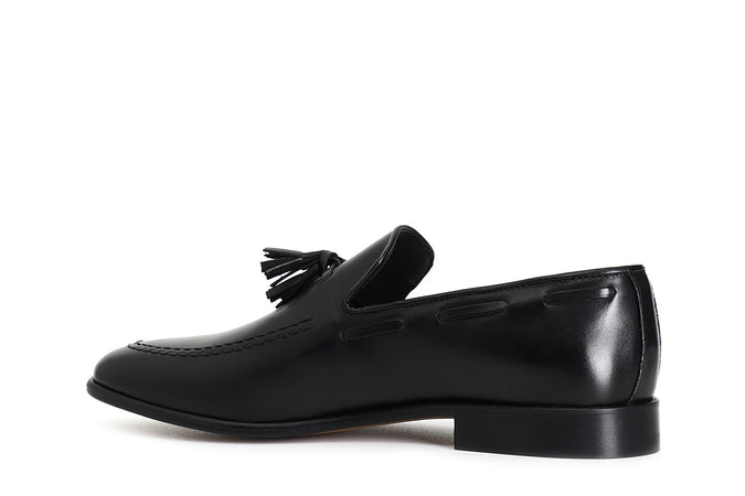 MOCASSINO NAPPINE IN PELLE CON SUOLA CUOIO