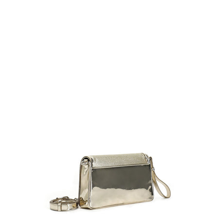 POCHETTE RICOPERTA DI STRASS BICOLORE