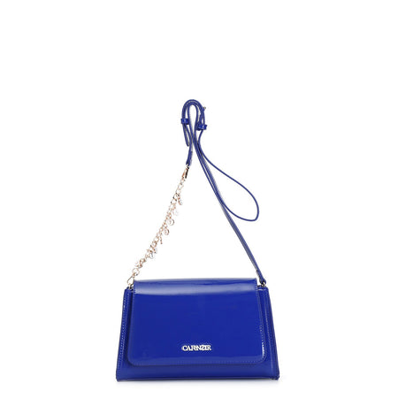 TRACOLLINA CON PATTINA EFFETTO VERNICE CON DETTAGLIO CATENA E LOGO CHARMS