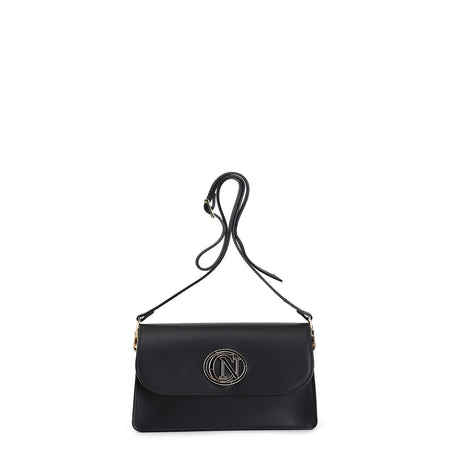 PATTINA IN PELLE LISCIA CON OVALE SMALTATO