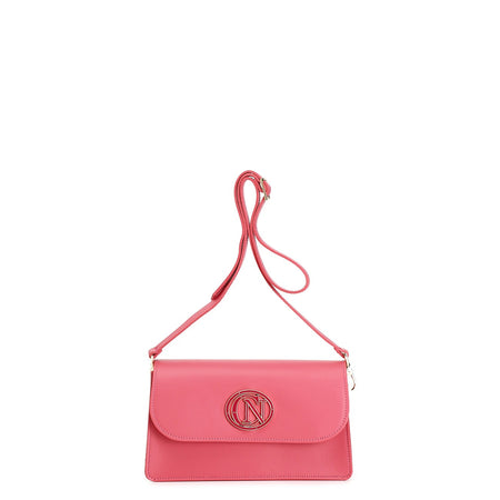 PATTINA IN PELLE LISCIA CON OVALE SMALTATO