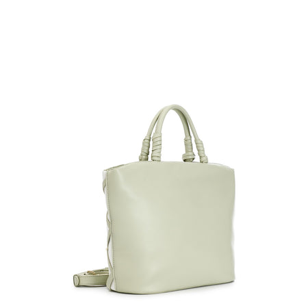 TOTE CON INTRECCIO E BORCHIETTE