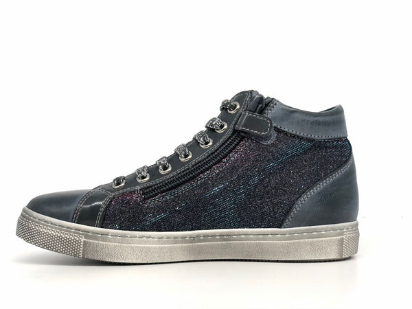 NERO GIARDINI Sneakers bimba blu mid