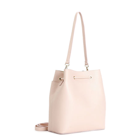 SECCHIELLO IN PELLE MARTELLATA CON CHARM METALLO