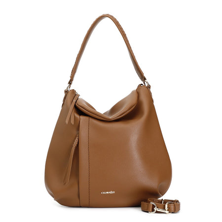 SACCA CON TASCA E ZIP, MANICO CON INFILATURA