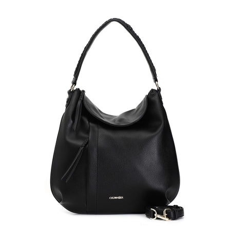 SACCA CON TASCA E ZIP, MANICO CON INFILATURA