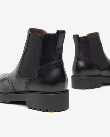 Nero Giardini stivaletti chelsea donna in pelle nero I411452D100