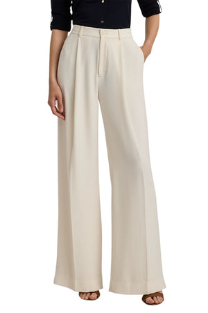 Ralph Lauren Pantaloni Avorio da donna