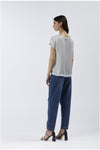 BLUSA A SCATOLINA CON MANICHE A PIPISTRELLO
