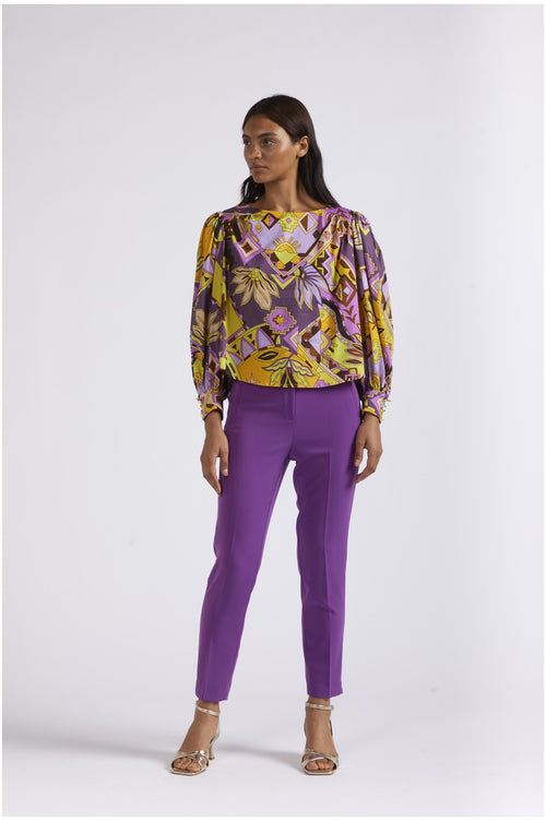 CAMICIA IN POPELINE STAMPATO