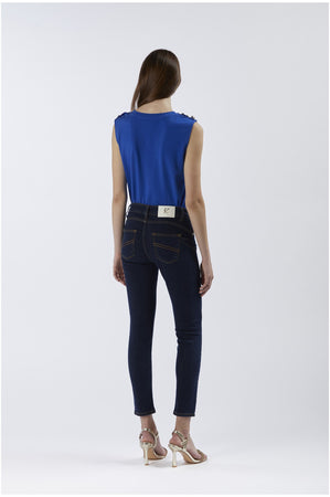 PANTALONE SKINNYCON BOTTONIERA