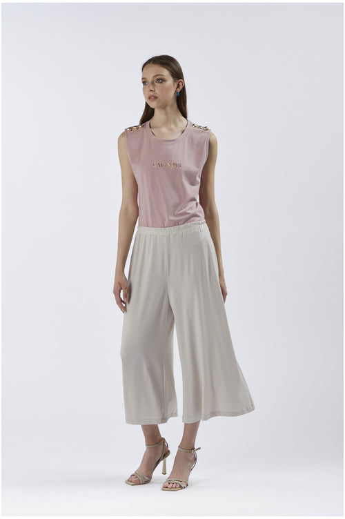 PANTALONE CULOTTE CON ELASTICO