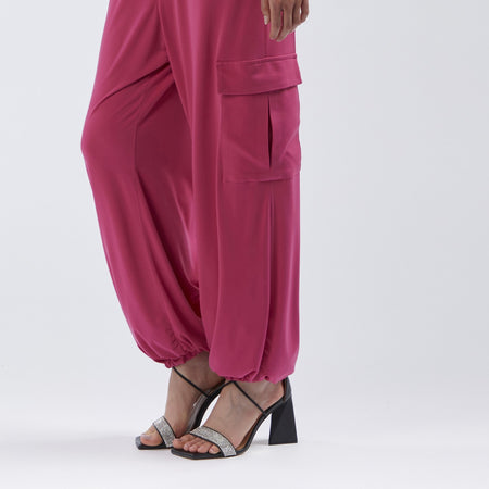 PANTALONE CARGO IN JERSEY