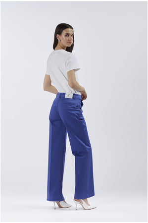 PANTALONE WIDE LEG TINTO CAPO