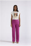 PANTALONE PALAZZO TESSUTO SUPERSTRETCH