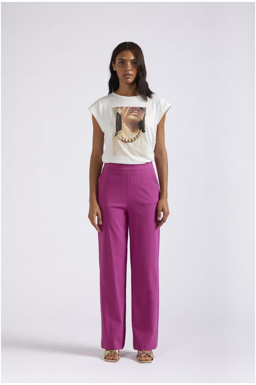 PANTALONE PALAZZO TESSUTO SUPERSTRETCH