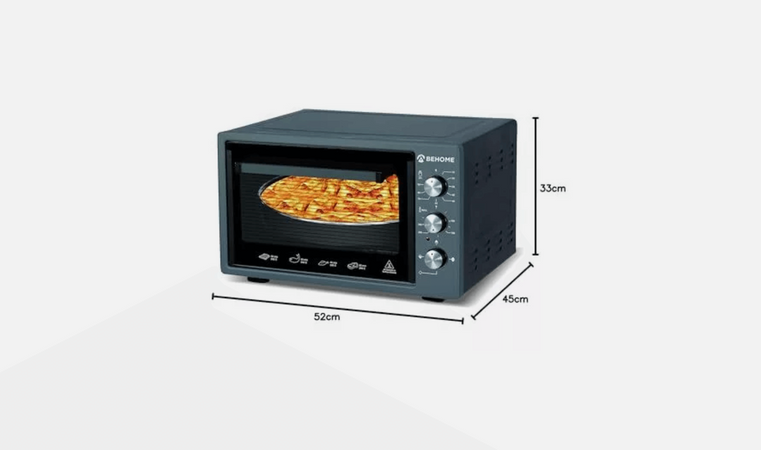 Behome Forno Elettrico 38 litri Ventilato
