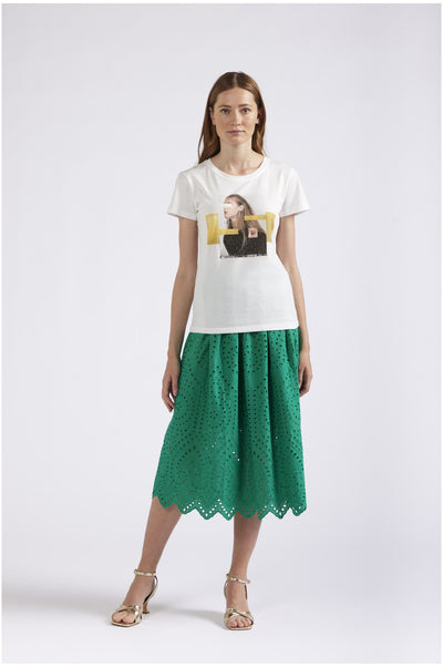 TSHIRT VOLTO DI DONNA