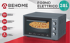Behome Forno Elettrico 38 litri Ventilato