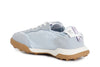SNEAKERS ALLACCIATA IN TESSUTO NYLON E PELLE SCAMOSCIATA