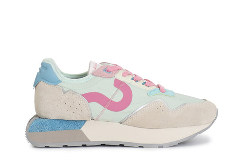 RUNNING IN TESSUTO E PELLE SCAMOSCIATA