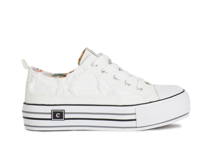 SNEAKERS IN DENIM SFRANGIATO