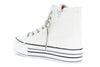 SNEAKER MID IN CANVASS CON LACCI STRASS