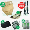 Kit 12 Sacchetti 20 Profumi 2 Filtri Carbone Attivo 2 Hepa 1 Setola Folletto VK130 VK131