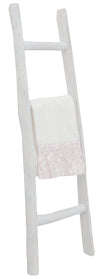 Biscottini Scala portasciugamani in legno finitura bianca anticata