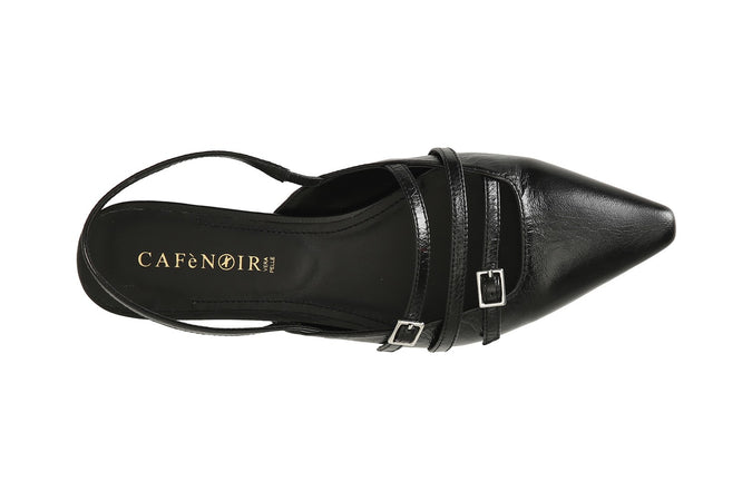 BALLERINA IN PELLE LACCIO INCROCIATO