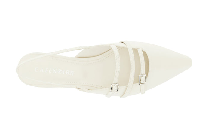 BALLERINA IN PELLE LACCIO INCROCIATO