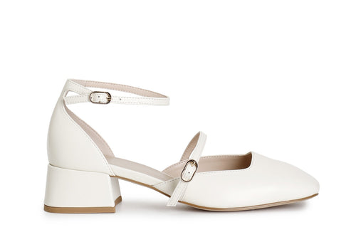 BALLERINA IN NAPPA CON TOPPONE E LACCIOCAVIGLIA