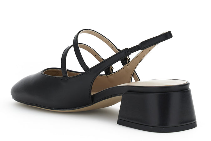 BALLERINA IN NAPPA DUE FIBBIE LACCIO DIETRO