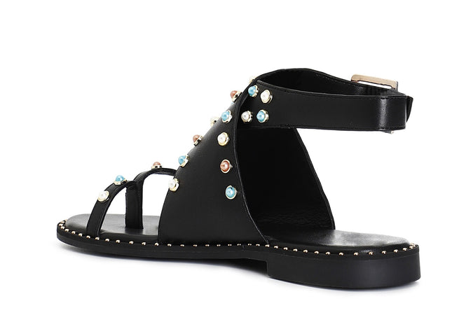 INFRADITO IN PELLE CON FASCIA INCROCIATA