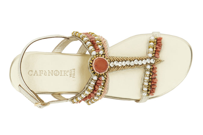 SANDALO CON APPLICAZIONI LIBELLULA