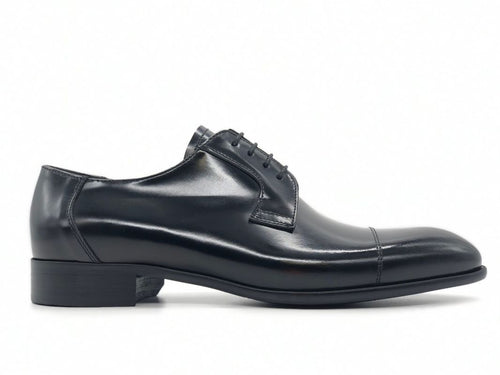 PEREZ Scarpa classica uomo Vitello abrasivato nero