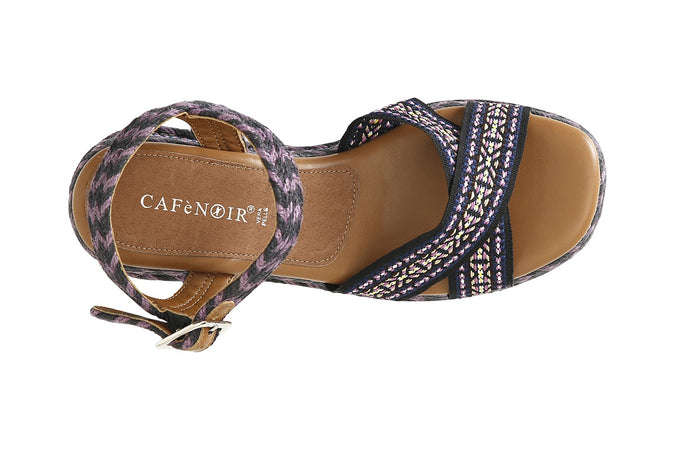 SANDALO ZEPPA IN TESSUTO