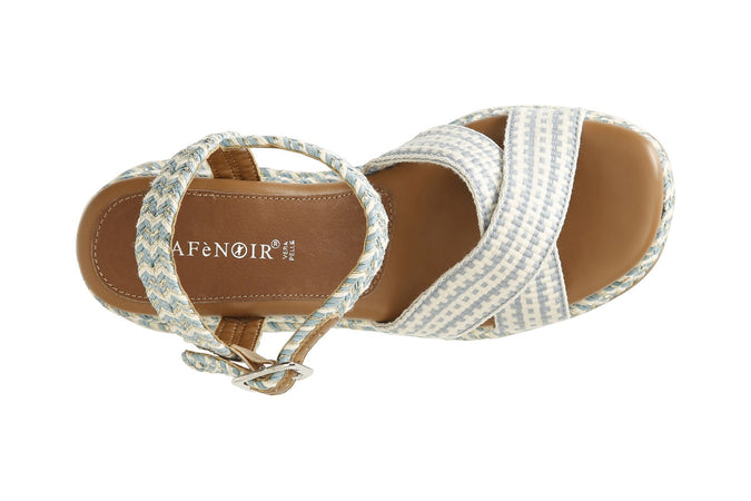 SANDALO ZEPPA IN TESSUTO