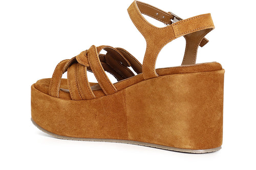 SANDALO GILDA IN PELLE SCAMOSCIATA