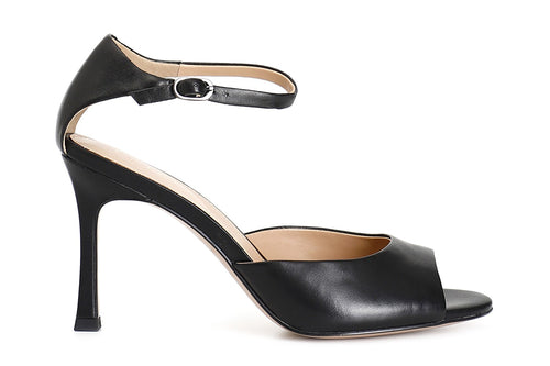 SANDALO IN PELLE CON LACCIO ALLA CAVIGLIA