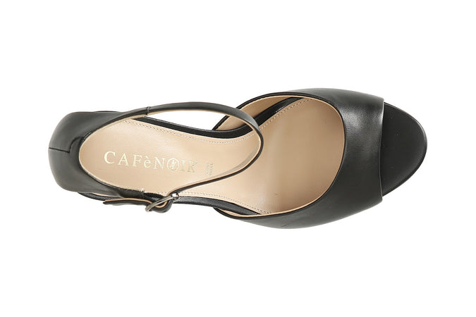 SANDALO IN PELLE CON LACCIO ALLA CAVIGLIA