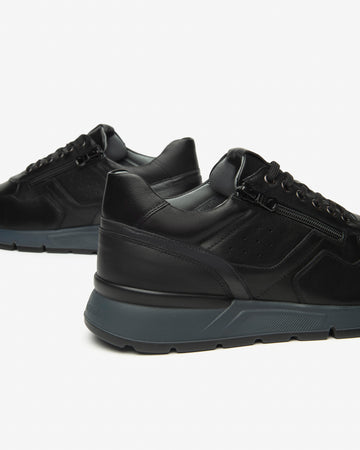 Nero Giardini sneakers uomo in pelle nero I500870U100