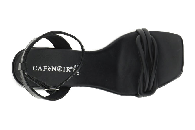 SANDALO IN PELLE CON NODO SULLA TOMAIA