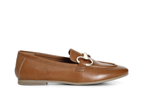 MOCASSINO IN PELLE CON MORSETTO