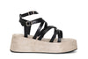 SANDALO IN PELLE MULTILISTNI INCROCIATI