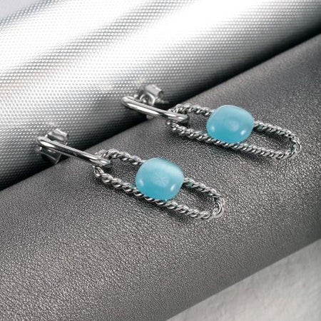 Orecchini MORELLATO donna 1930 cat-eye blu
